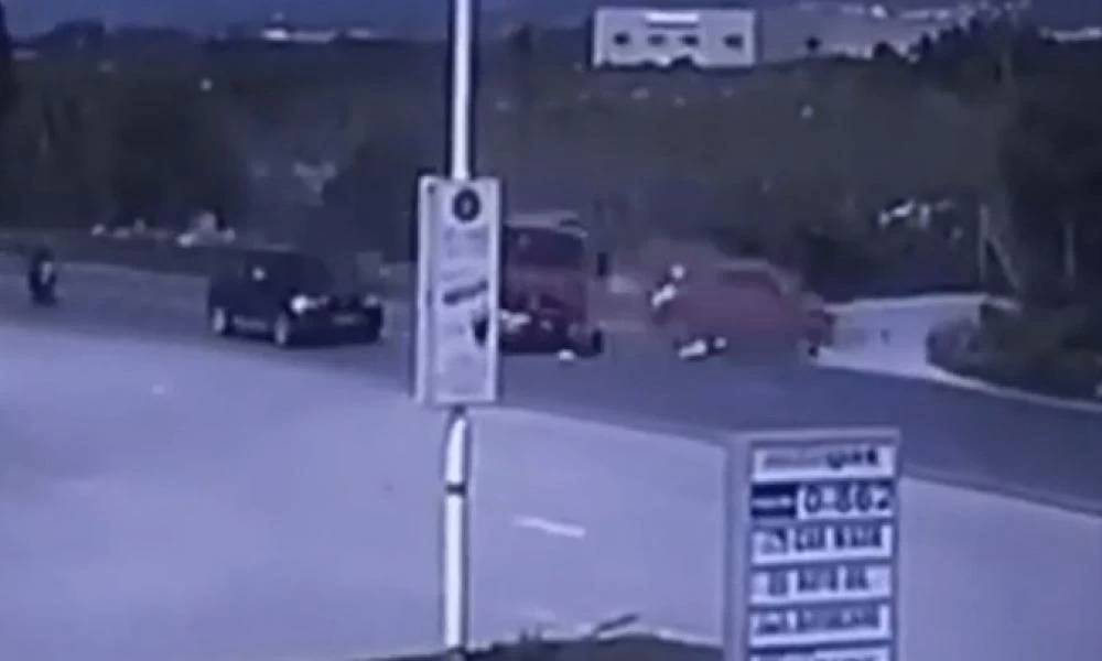 Κρήτη: Συγκλονιστικό βίντεο από σοβαρό τροχαίο